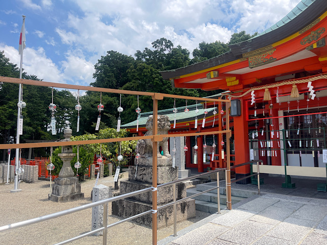 風鈴祭り　多治速比売神社