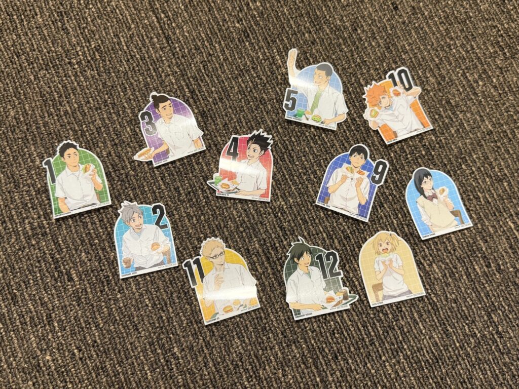 ハイキュー ダイカットシール モスバーガー