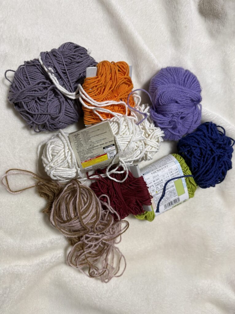 シール帳 カバー かぎ針編み