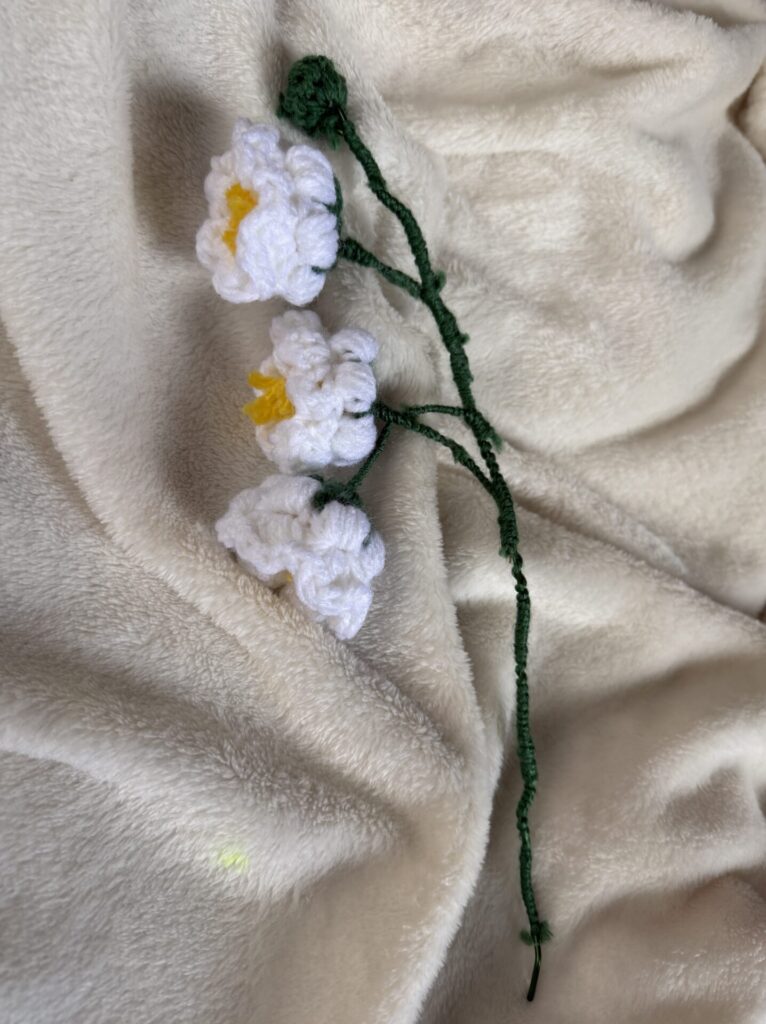 かぎ針編み YouTube すずらん オレンジ お花