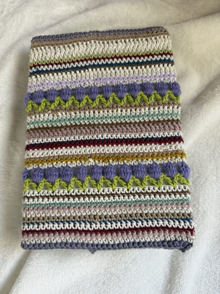 シール帳 カバー かぎ針編み