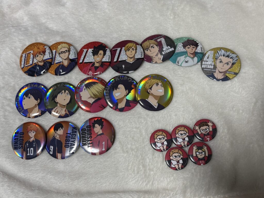 缶バッチ各種　ハイキュー　プラザ　ランダム