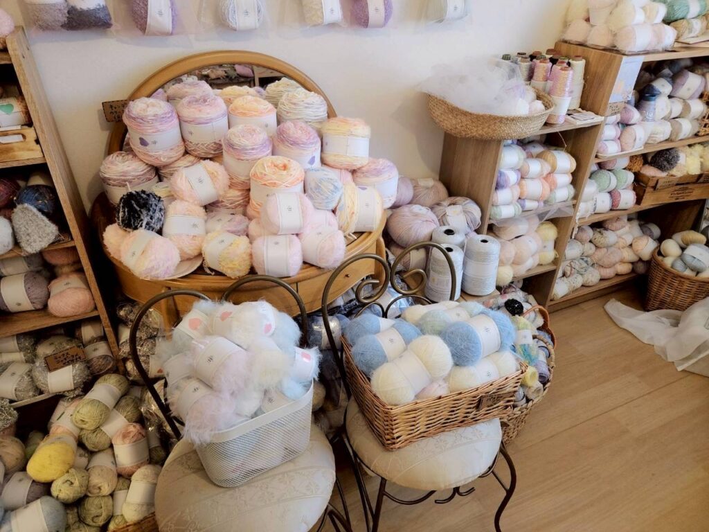 鶴橋　韓国　コリアンタウン　大阪　毛糸