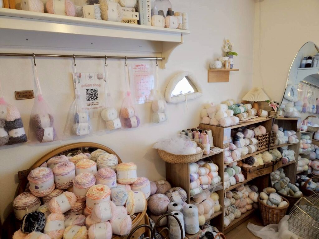 鶴橋　韓国　コリアンタウン　大阪　毛糸