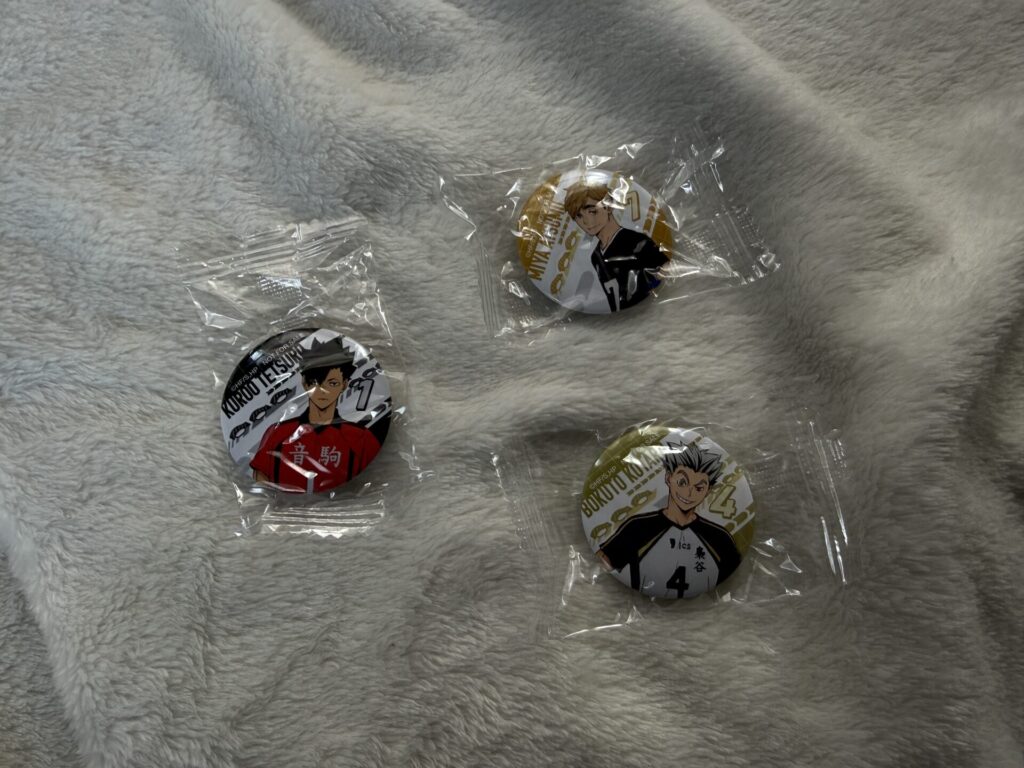 ハイキュー　くら寿司　缶バッチ